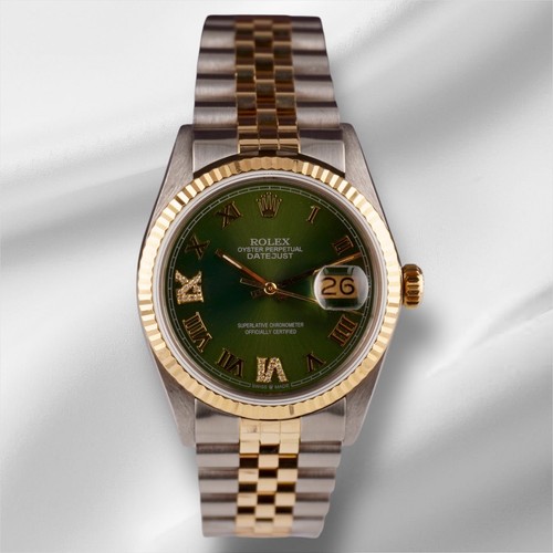 Rolex datejust 36mm 18k e - 36mm, yg