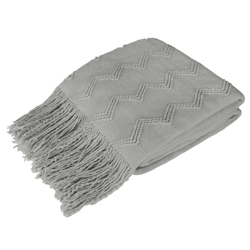 Coperta decorativa con frange