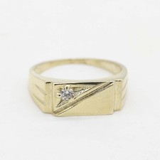 Anello rettangolare lucido per - anello,