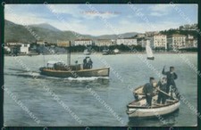La Spezia Città Barche Marinai cartolina QZ7323