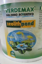 VERDEMAX GIARDINO ACQUATICO LAGHETTO ZEOLITHPOND PULIZIA FILTRI 5 KG 7000 LT NEW
