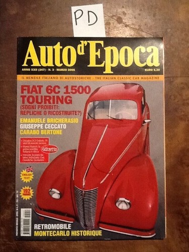 Auto epoca marzo 2005 - d'epoca,