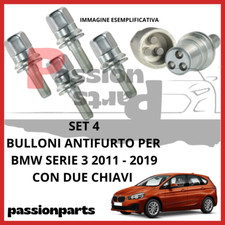 KIT 4 BULLONI ANTIFURTO CERCHI