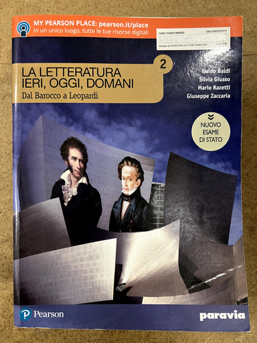 Letteratura ieri oggi - la,