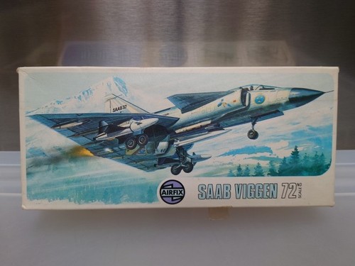Vintage airfix 72nd saab - 1/72nd,