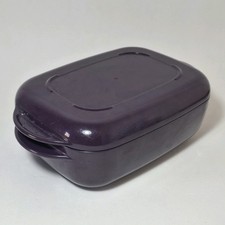 Tupperware Purple Rectangular Microwave 0,5 L Plastic Tupperware