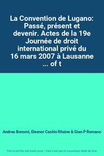La Convention de Lugano