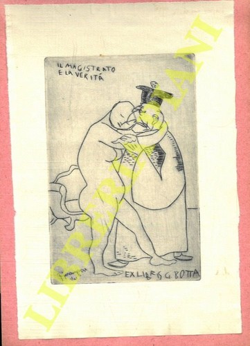 Exlibris rognoni franco - exlibris,