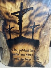 Pirografia legno ulivo - legno,