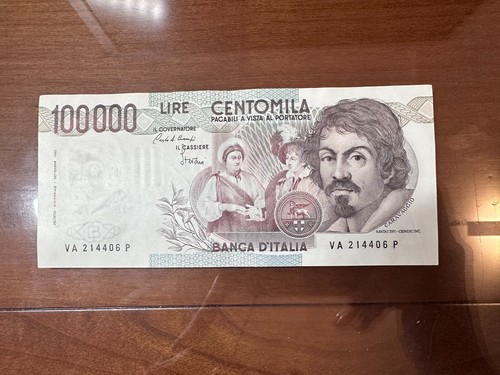 Banconota lire 100000 - banconota,