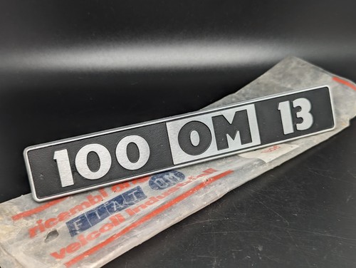 100 fiat iveco logo - 100, om