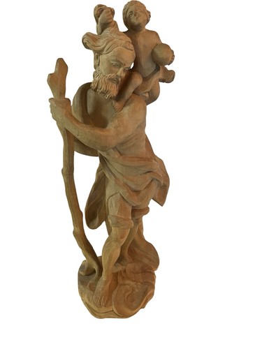 Figurina religiosa legno - figurina, in