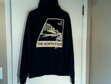 NUOVO THE NORTH FACE "EVO Retro NSE HD Fleece PO Hoodie" UOMO NERO L NFOAFVTJK3