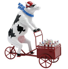 COW PARADE Lait Triporteur (Museum Edition)- CELEBRATION COW Resin