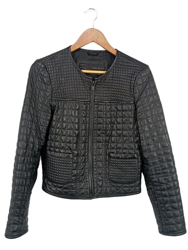Zara basic giacca ecopelle - zara,