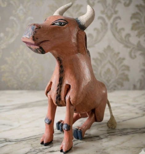 Antica statua legno - antica,