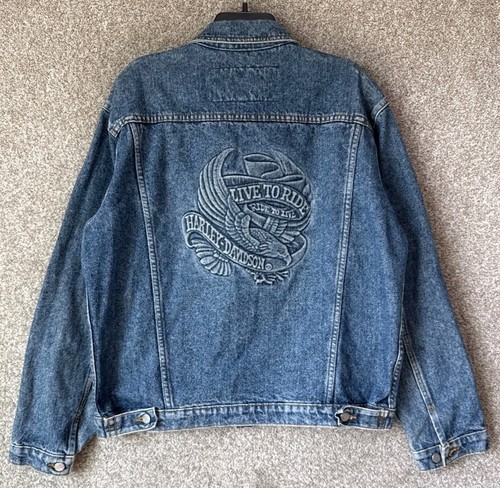 Giacca denim harley davidson - denim,