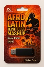 USB PEN AFRO/LATIN TECH/MASHUP MUSIC SINGLE TRAKS sound pack set DJ 2025 16GB 🎶