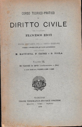Corso teorico pratico - teorico-pratico, di