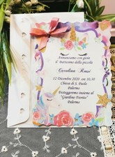 Invito Battesimo bimba con