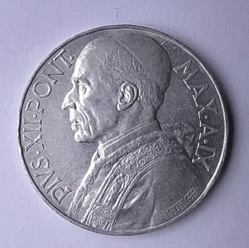 Moneta lire vaticano - 10, pio