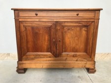 Credenza Luigi Filippo in Noce a 2 Ante - Restaurato (in corso d'opera)
