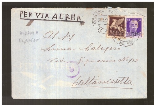 Timbro ww2 posta - militare, 125