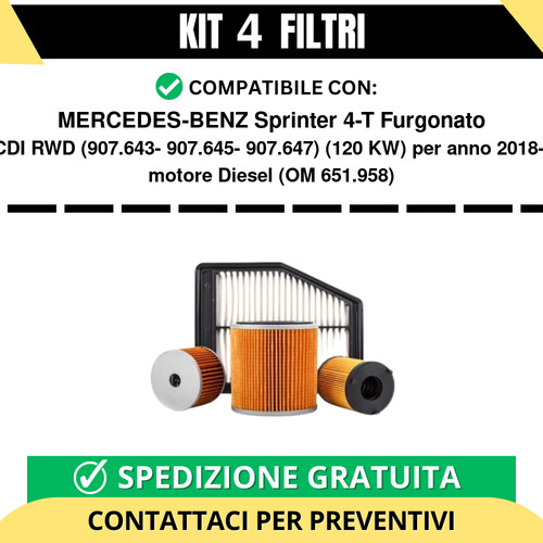 Kit filtri tagliando per - tagliando,