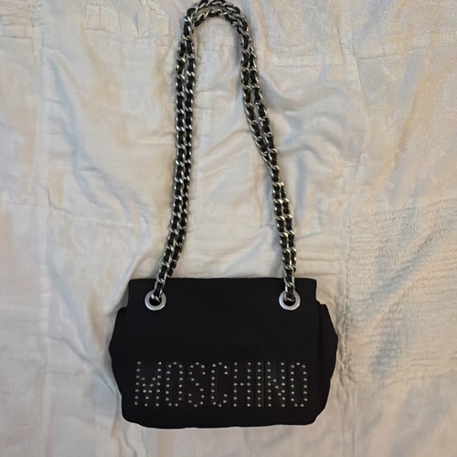 Borsa tracolla moschino nera - borsa,