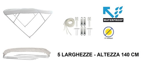 Tendalino archi bianco - 4,