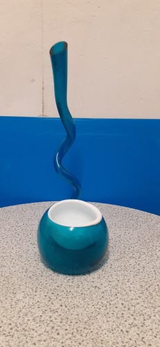 Vaso blu particolare - vaso,