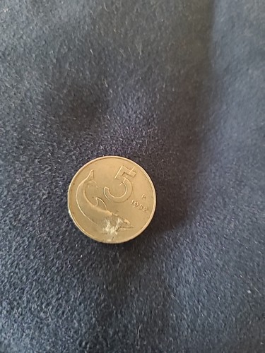 Moneta lire delfino del 1952 - moneta,