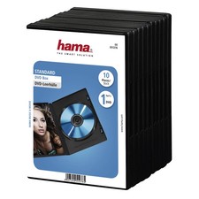 BOITIER POUR DVD NOIR 10 PCES