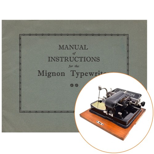 Macchina scrivere mignon - da,