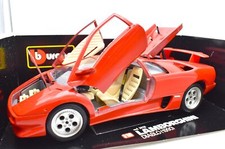 Modellino auto scala 1:18 Lamborghini Diablo rosso Burago diecast modellismo car