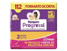 112 Pampers Progressi Mini Con