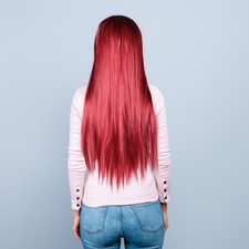  Parrucca rossa del vino con