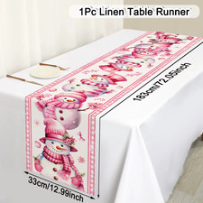 Natale Fantasia Lino Runner da