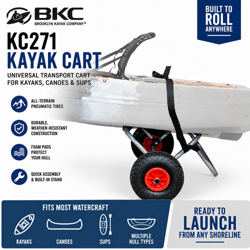 Bkc kc271 carrello kayak canoa - carrello,