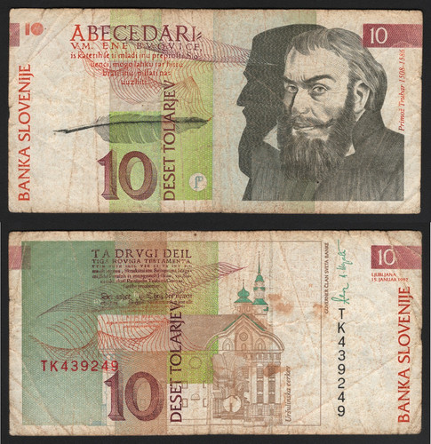 Slovenia 1992 banconota da - -,