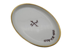 Vintage Porzellan Andenkenteller Alt Schönwald signiert Z.W. 1771 - 1951