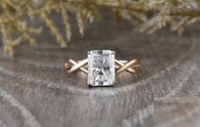 Radiant Cut Simulated Diamond