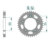 Pignone acciaio per Ducati 999