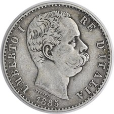 1885 italia lire - r, 2