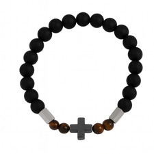 Bracciale uomo titanio con