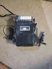 NATIONAL PANASONIC registratore cassette a nastro completo microfono e custodia