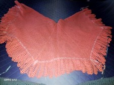 Mantellina della nonna salmone