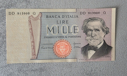 Banconota repubblica italiana - banconota,