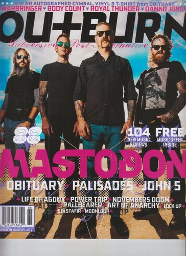 Mastodon outburn magazine - mastodon,