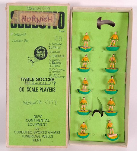 Squadra subbuteo norwich - norwich, city